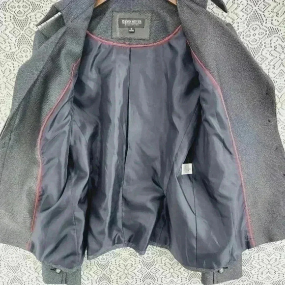 John Meyer Collection Navy Pattern Women's Blazer 12 - Picture 3 of 9